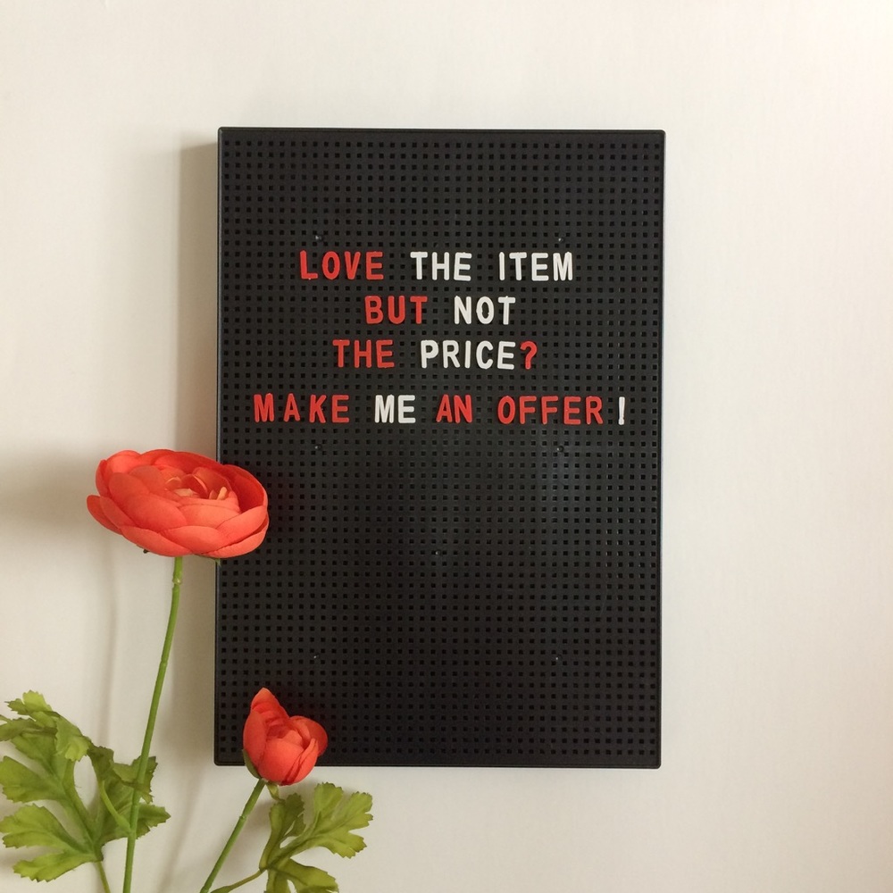 Love the item ? Make me an offer !💕